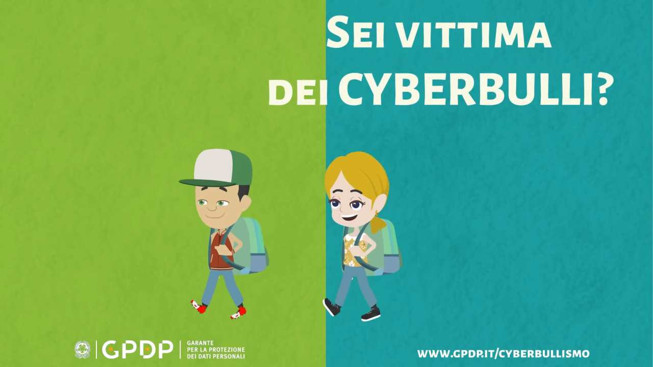 Garante privacy, video su come difendersi dal cyberbullismo