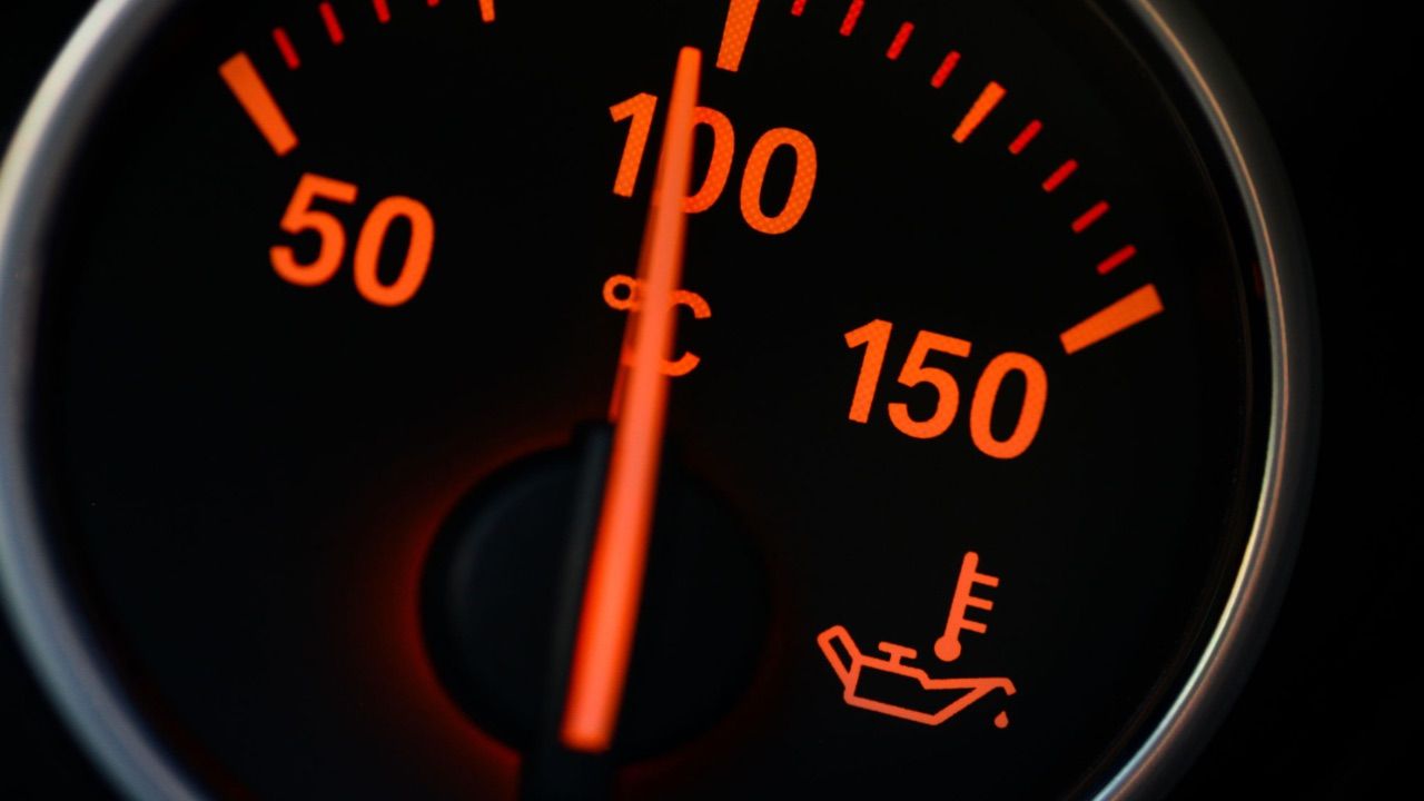 Spia auto temperatura olio