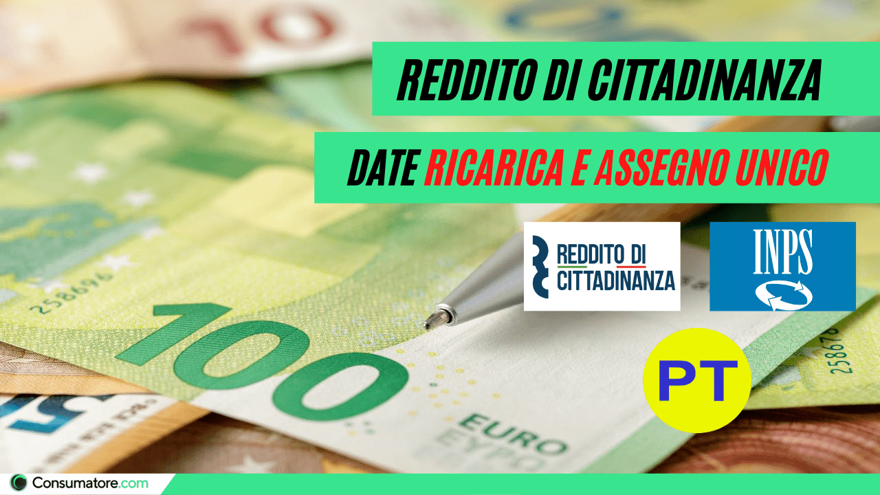 Reddito di cittadinanza date pagamento