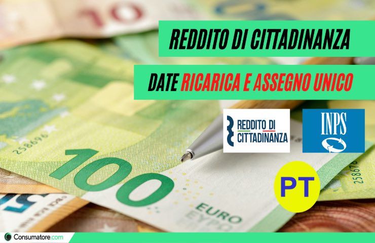 RdC e assegno unico: quando arriva?