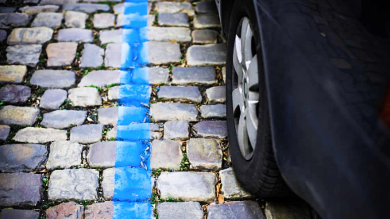 strisce blu disabili