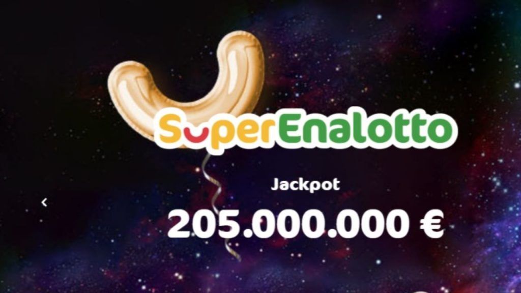 Superenalotto, Jackpot da 205 milioni: quanto si vince davvero