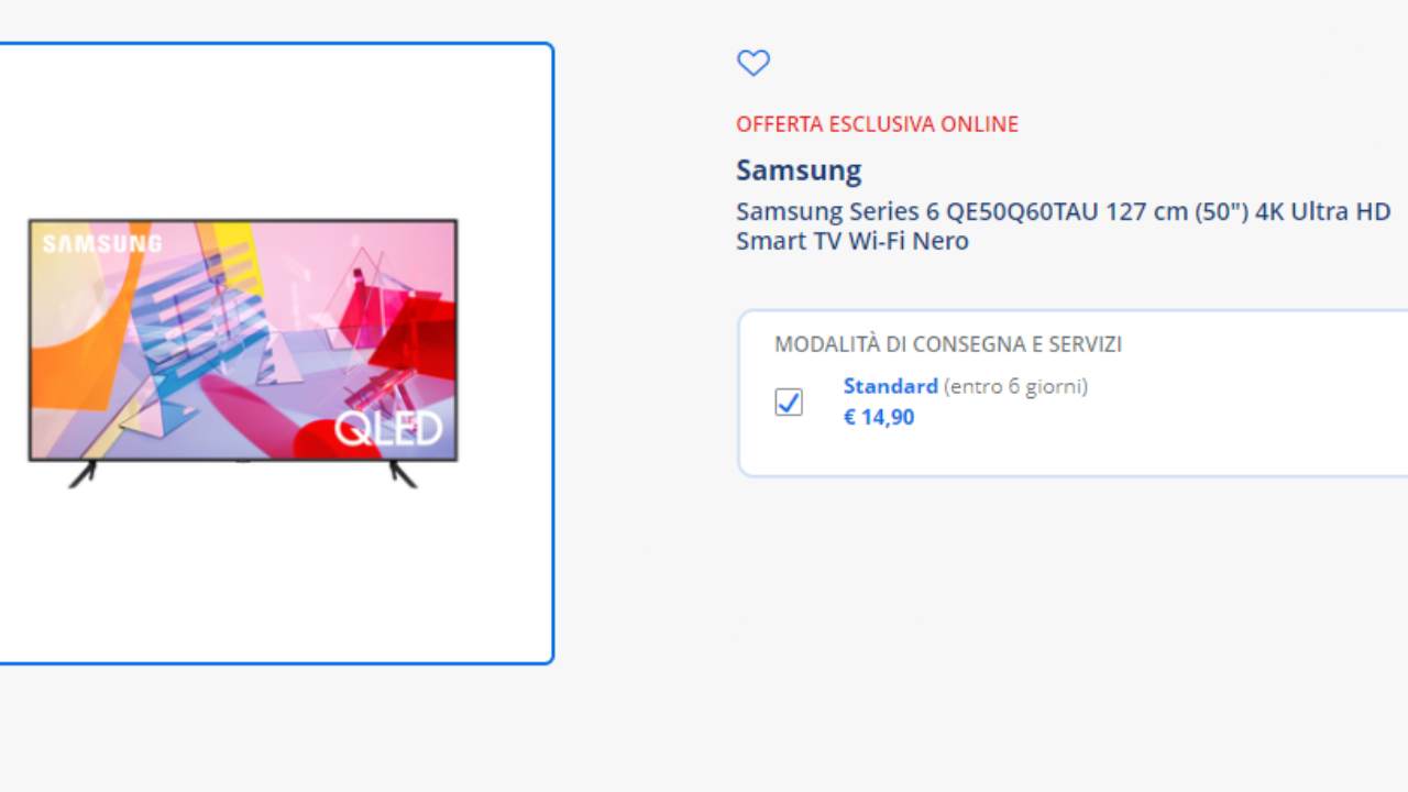tv offerta samsung