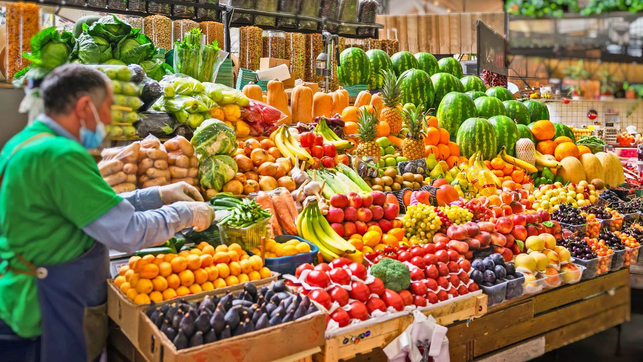 Frutta e verdura mercato