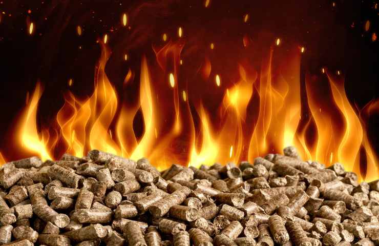 pellet stufa aumento gas