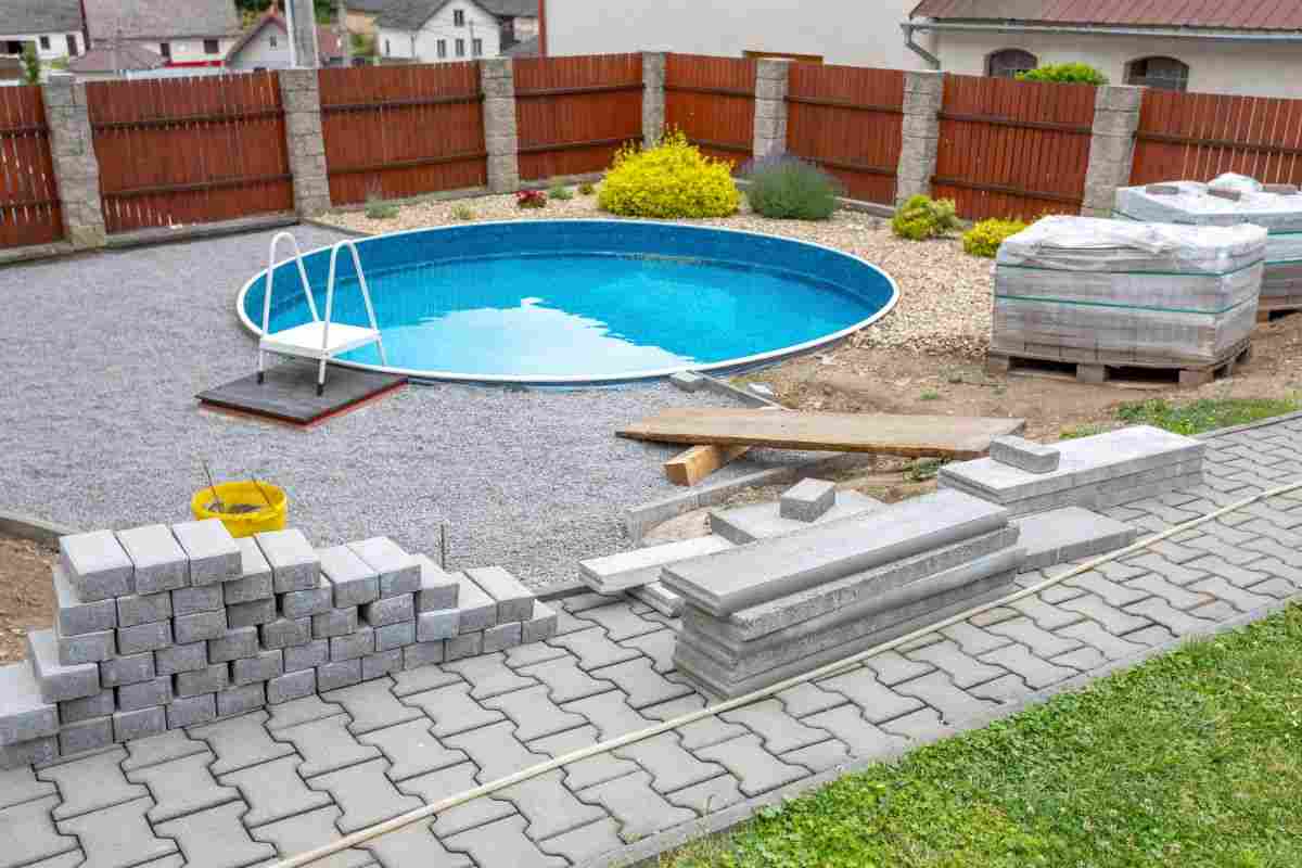 costruzione piscina