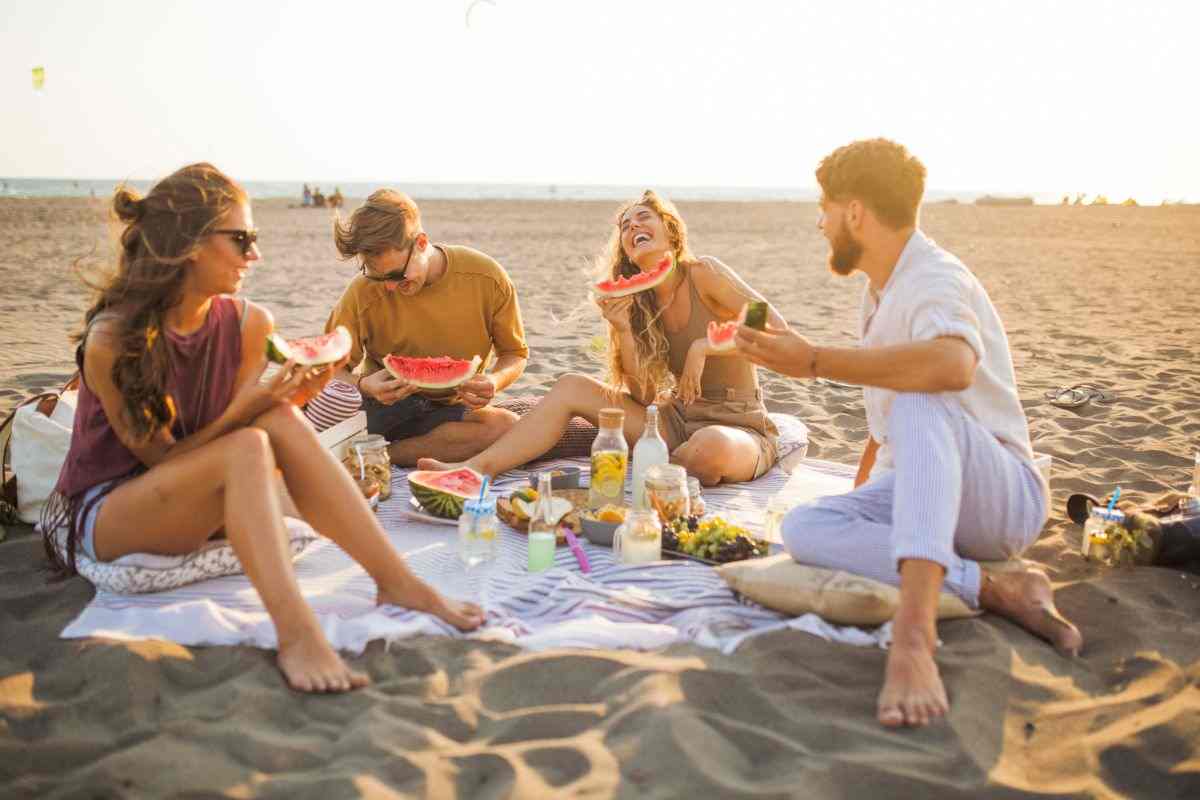 comitiva pic nic mare