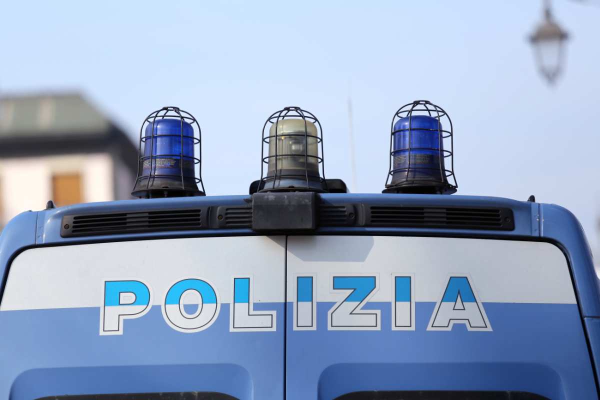 furgone della polizia