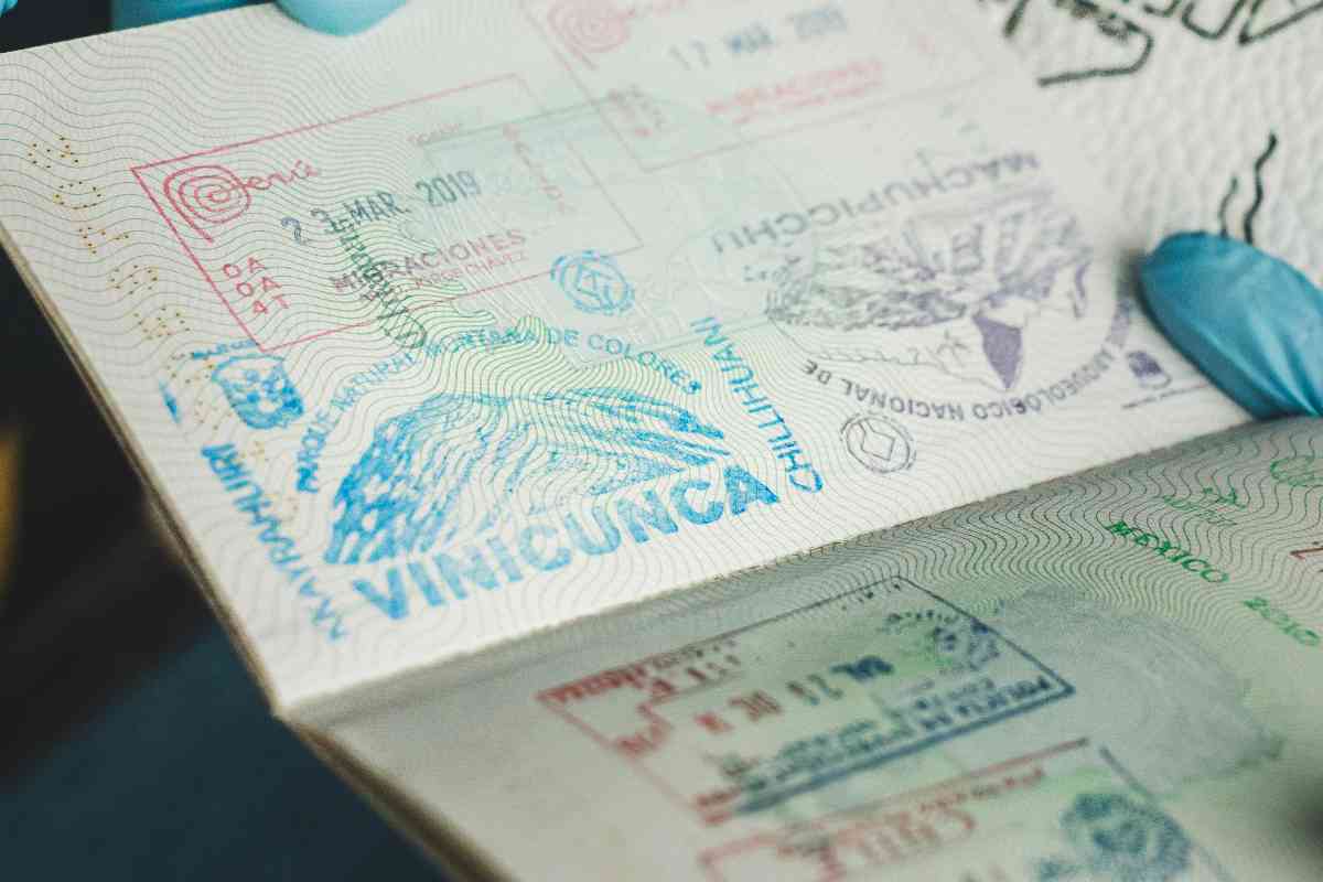 timbri su passaporto