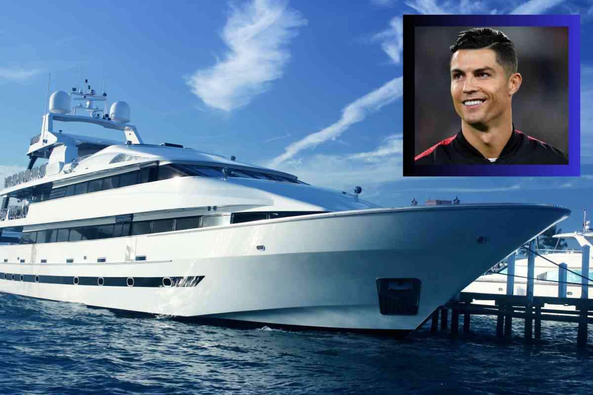 yacht e foto di cristiano ronaldo