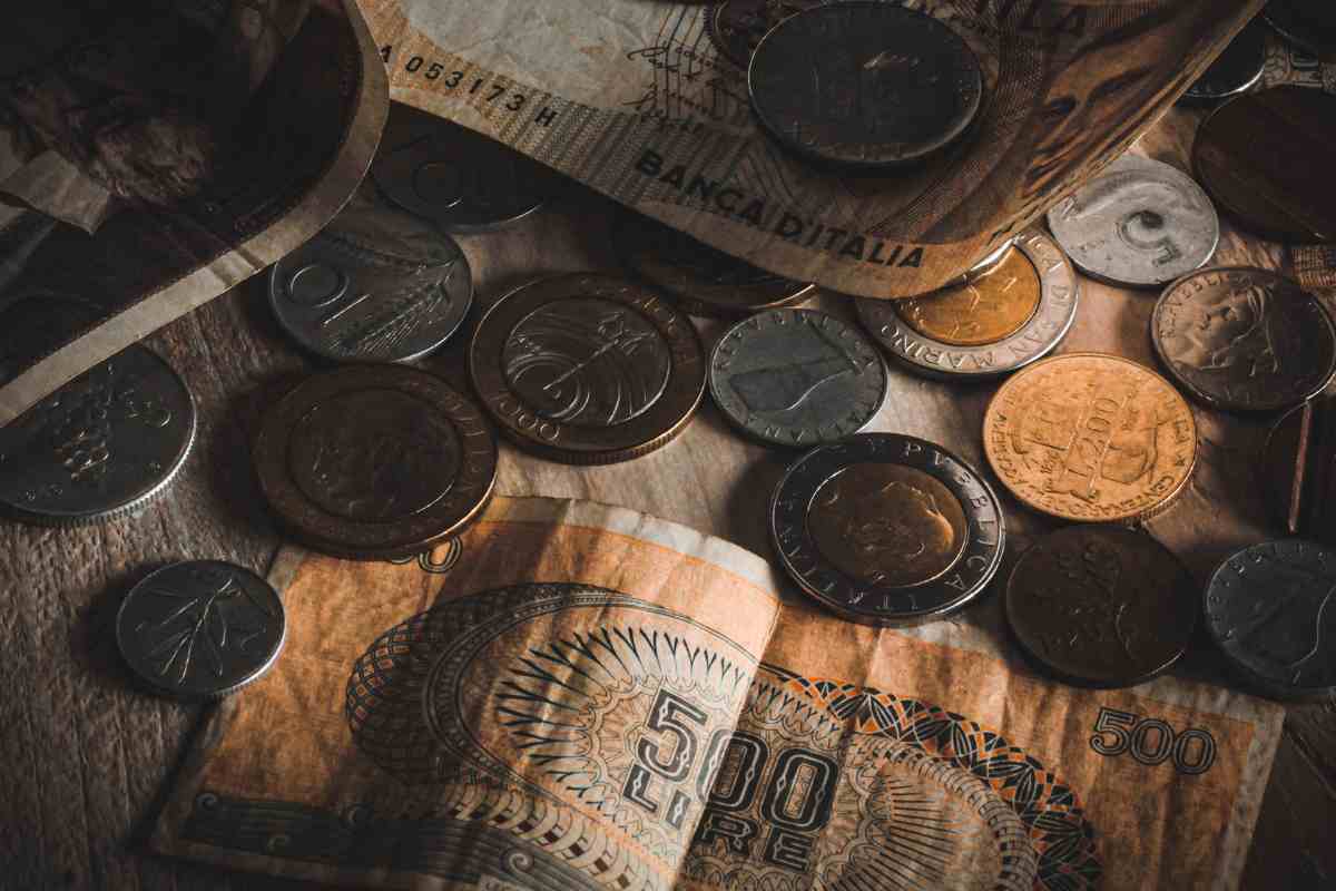 monete e banconote vecchie lire