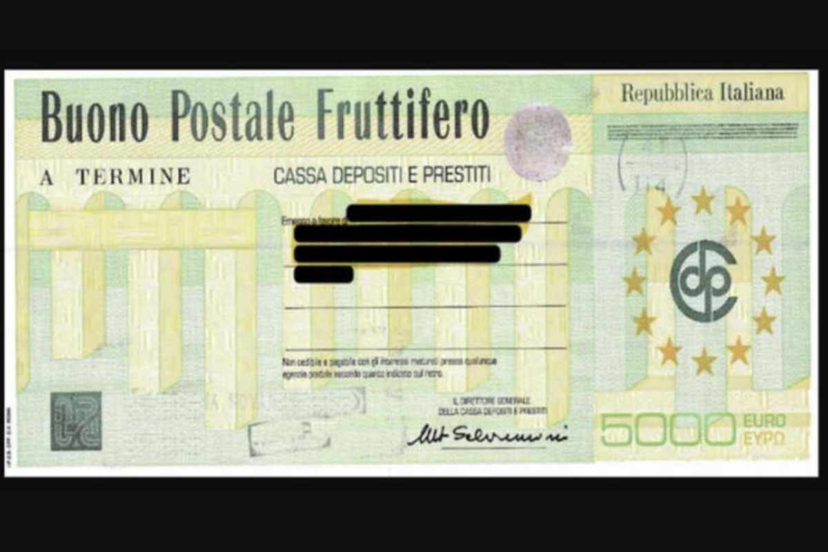 buono fruttifero postale