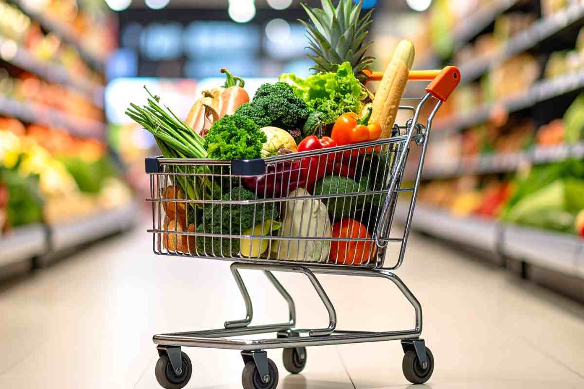carrello della spesa pieno