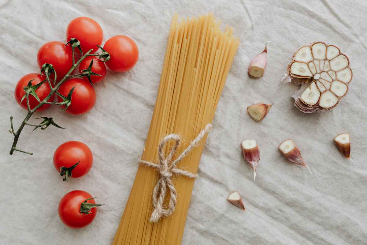 spaghetti aglio pomodorini