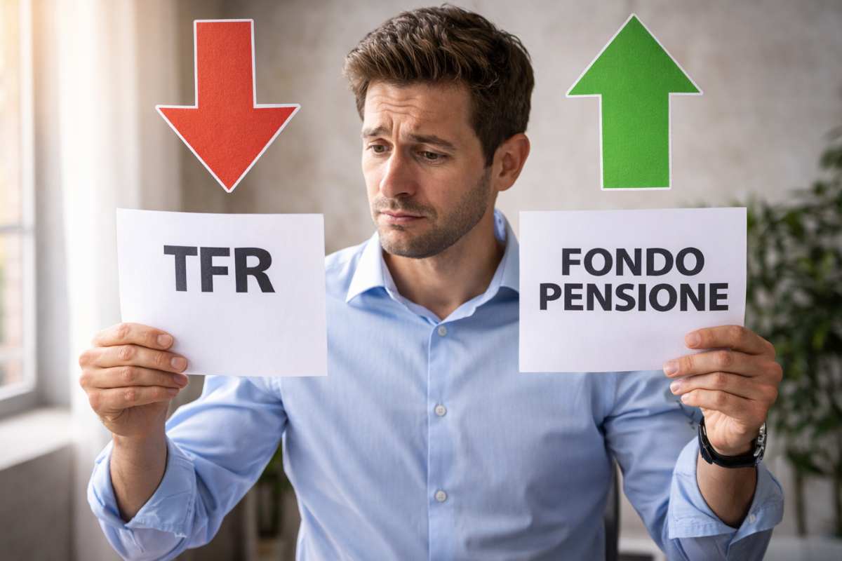 uomo tfr pensione