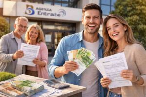 agenzia entrate persone documenti soldi